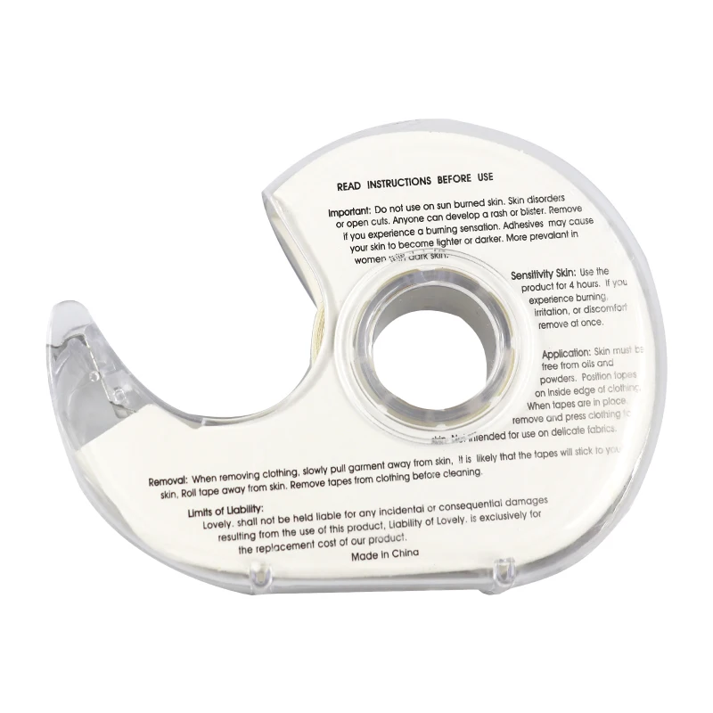 Tape 3 Meters Double Sided Adhesive Safe Body Clear Strip Medical