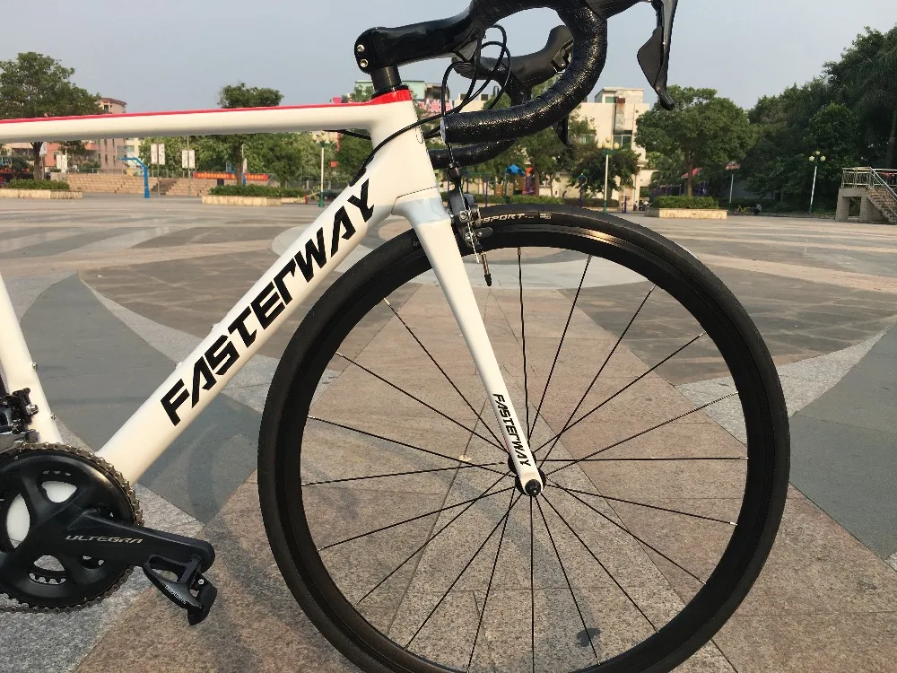 Тайваньская брендовая легкая велосипедная дорожка FASTERWAY 700C 22 speed R8000 Groupset Bicicleta D brake 49/52/54/56