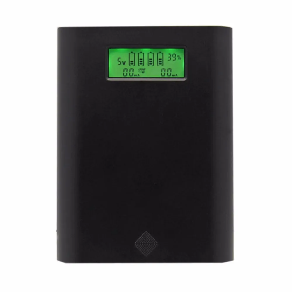 Soshine E3S LCD Display Replaceable Batteries Power Bank Professional Charger For 4 Pieces 18650 Batteries Black High Quality