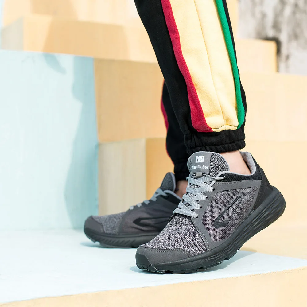 Мужская обувь для бега, Мужская Уличная обувь, беговые кроссовки для прогулок, дышащая спортивная обувь с сеткой для мужчин, большие размеры 40-50 - Цвет: Gray