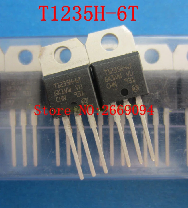 10 шт./20 шт. Бесплатная доставка T1235H-6T T1235H T1235 симистор 600 в 12A TO220AB  | Запасные части -32855136639