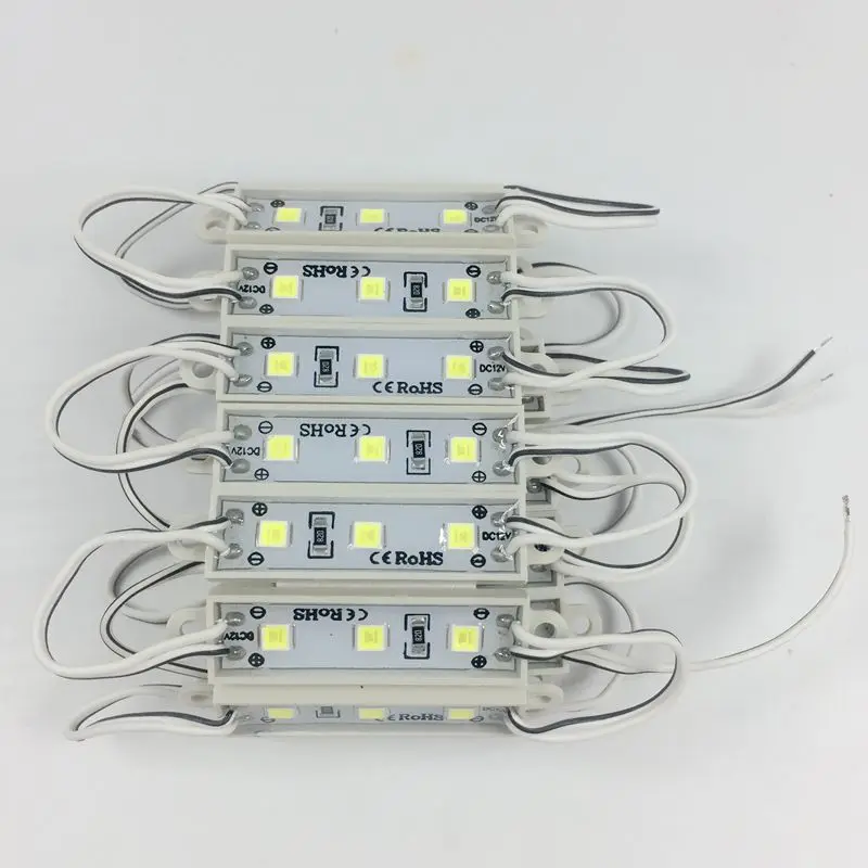 100 шт. 4040 SMD Mini 3 светодиодный модули Водонепроницаемый IP65 DC 12 V свет холодный белый знак светодиодный задние фонари для письма канала