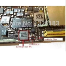 5 компл./лот 5 шт. подсветка ic диод V3+ 5 шт. подсветка катушки 4R7+ 5 шт. фильтр фоновой подсветки для ipad 2 3 4 mini на материнской плате
