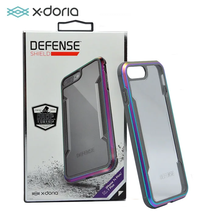 X doria Defense Shield Case for Apple iPhone 7 & 8 Plus Military Grade Drop Tested, TPU