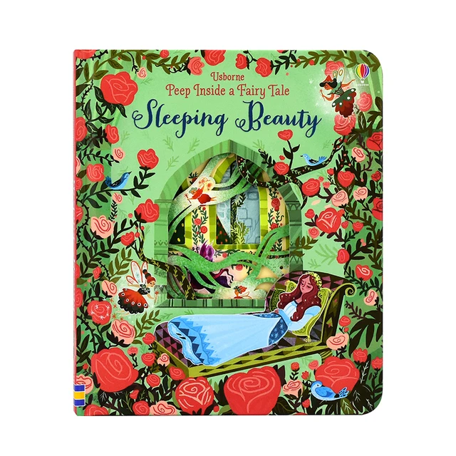 Peep Inside Sleeping Beauty libros de fotos educativos en inglés para bebés regalo de la primera infancia niños libro de lectura