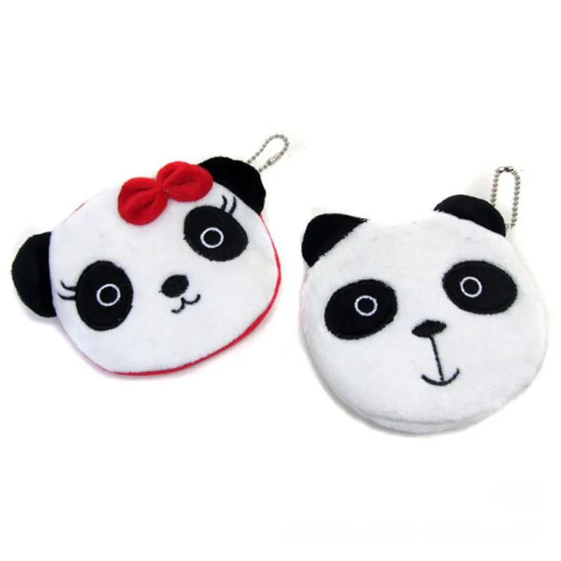 

Kawaii Cartoon Panda Children Plush Coin Purse Zip Change Purse Wallet Kids Girl Women For Gift