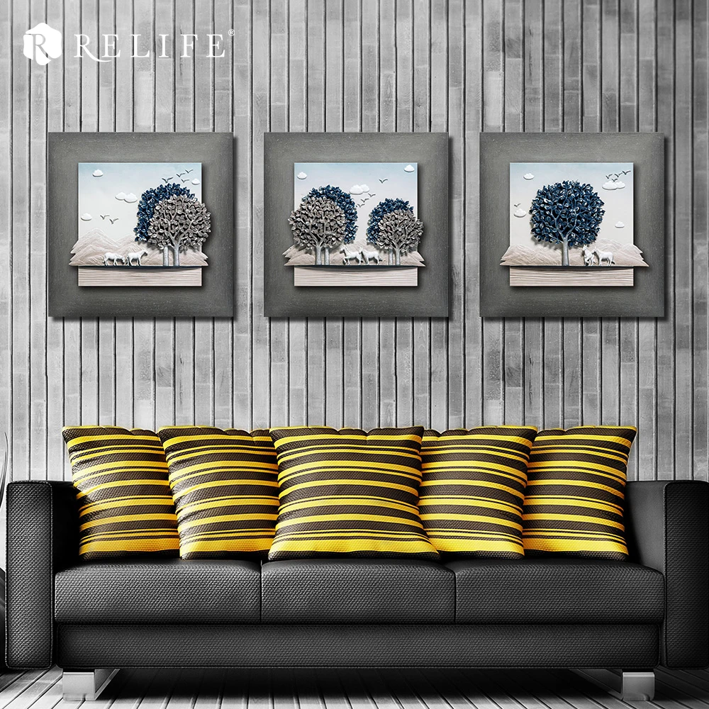 

Natural Tree Landscape Wall Decorative Modualr Paintings Art Pictures on the Wall for Living Room