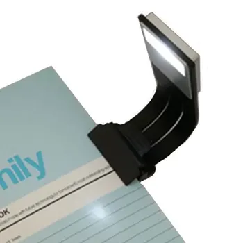 

1pc Portable Flexible Folding LED Clip On Reading Book Light Lamp For Reader Kindle