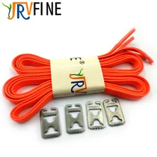 YJRVFINE 1 пара оранжевые красные шнурки без завязок плоские взрослые дети все кроссовки применимые шнурки эластичные полиэфирные силиконовые шнурки