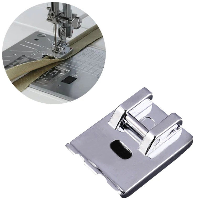 1x gerollt Falten Saum Presser Fuß Füße Kit für Nähmaschine Curling Presser Fuß