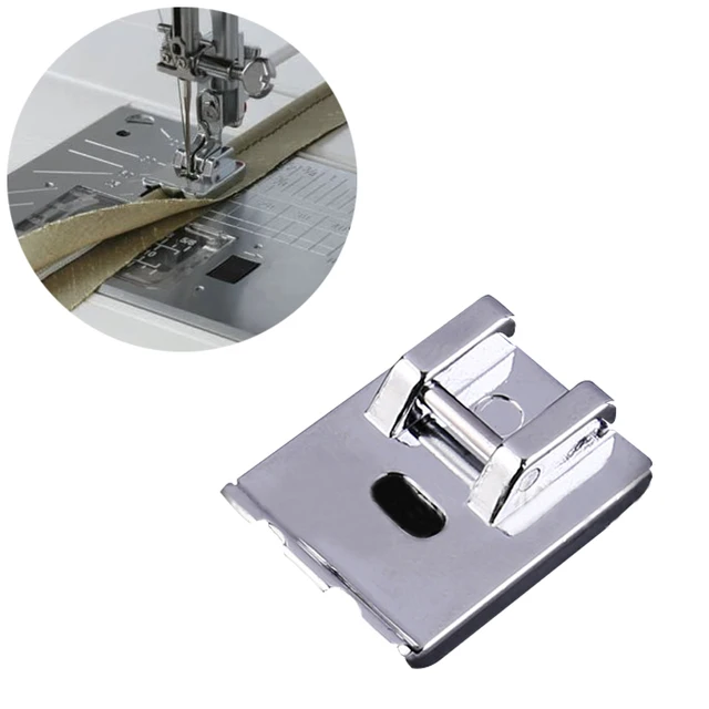1pcs Double Welt Overlock Walking Feet For Home Multifunction Sewing  Machine New Metal Rope Inlay Sewing Machine Presser Foot - Sewing Machines  - AliExpress