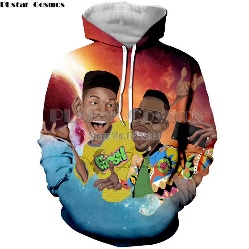 PLstar Cosmos The Fresh Prince of Bel Air Will Smith 3d Printed Hoodies