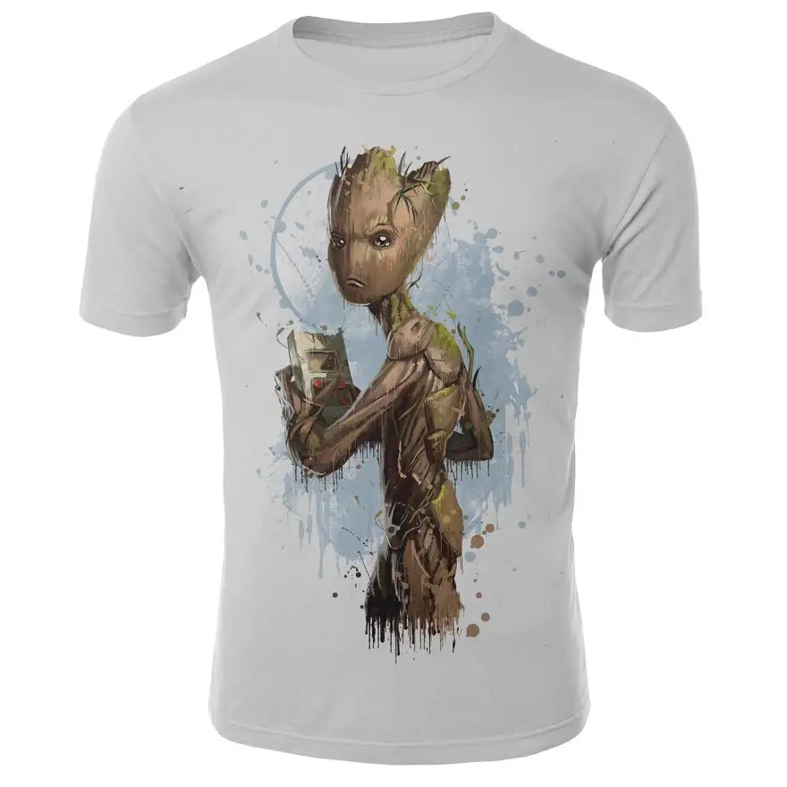 Off White, футболка с изображением грута, мужские стражи галактики 2, забавная 3D футболка, супергерой, твиг, топы, новинка, Мужская футболка унисекс - Цвет: Groot 13