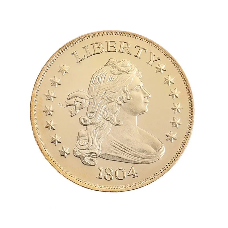 1pcs Statue Of Liberty Commemorative Coin Gold Silver & Gray The USA
