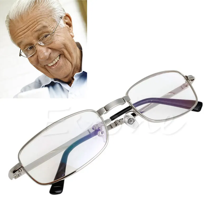 Горячие Удобные очки для чтения с металлической защелкой складной чехол+ 1,0+ 1,5+ 2,0+ 2,5+ 3,0+ 3,5+ 4,0 диоптрий oculos de grau oculos leitura
