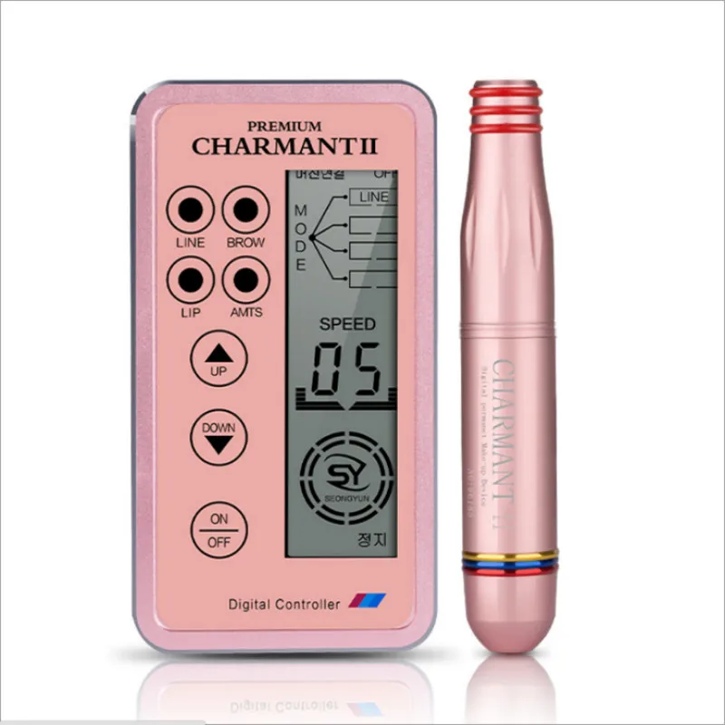1pcs New Design Digital Charmant Permanent Makeup Machine Eyebrow Kits Lips Rotary Swiss Motor Tattoo Kit | Красота и здоровье