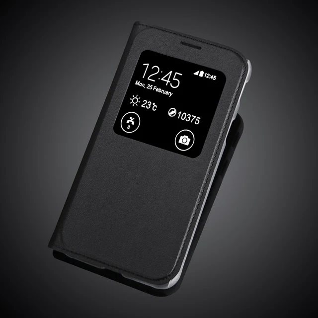 Newest Dirt Resistant Cover For samsung Galaxy Xcover 4 Flip PU Leather case window Cover phone case cover for Galaxy Xcover4
