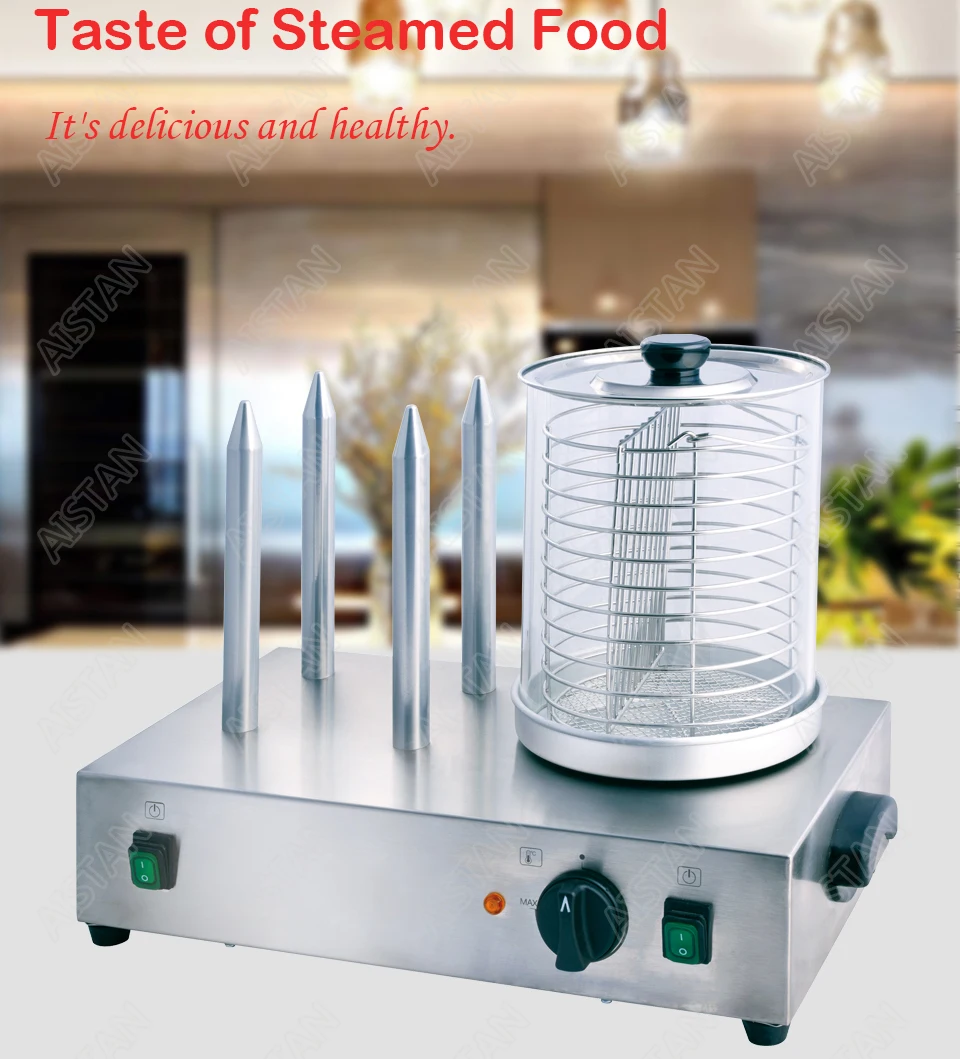 HHD1/HHD2 stainless steel electric commercial hot dog machine for kitchen equipment