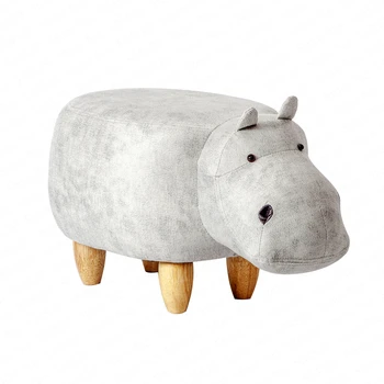 

1B2 Animal stool dinosaur stool children's furniture cartoon chair change shoe stool solid wood creative modern Nordic furniture