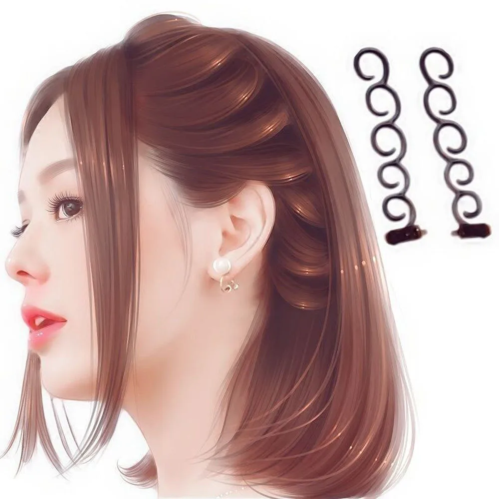 

Random Color!! 1 Pcs Hot Trendy Women Hair DIY Tool French Braiding Tool Magic Braided Hair Styling Accessories