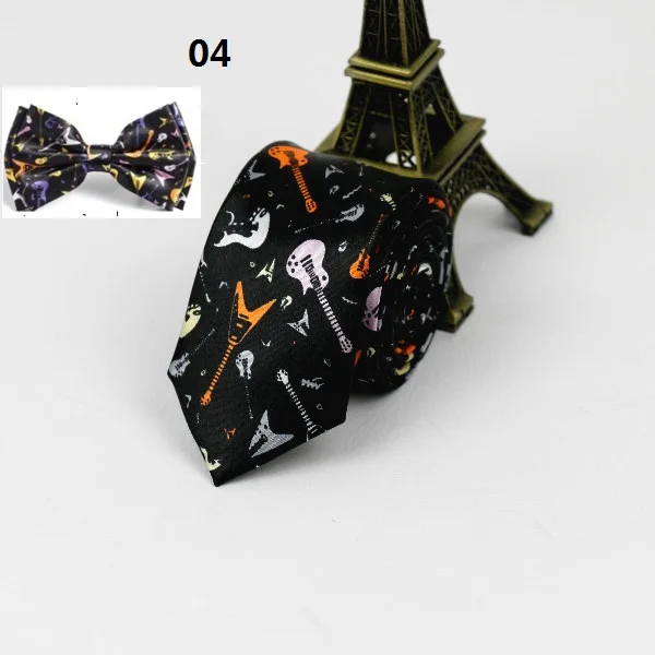 New-Fashion-Novelty-Men-s-Music-Tie-Piano-keyboard-Guitar-Music-Note-Necktie-Free-Shipping
