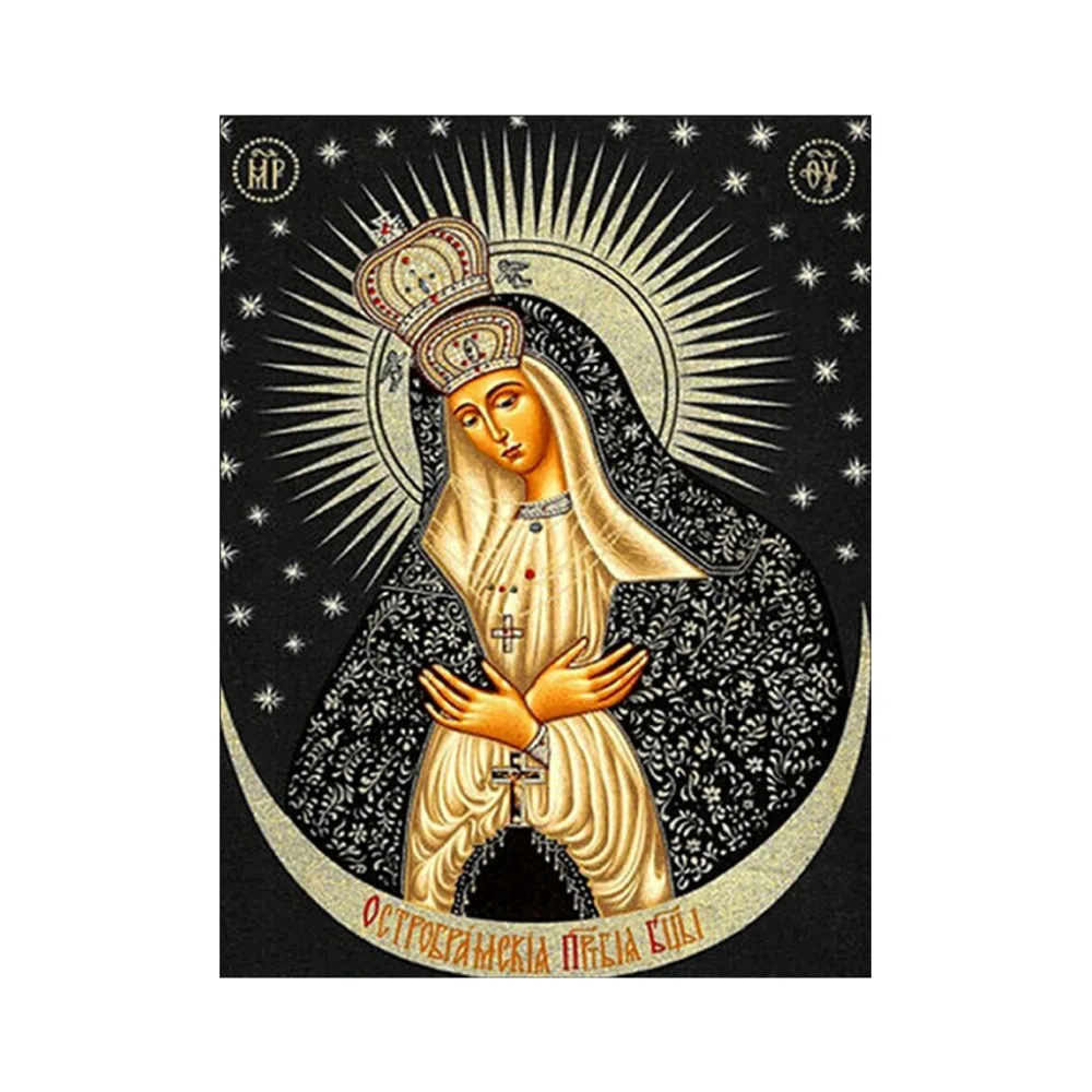 

5d diy diamond painting religious icon diamond mosaic cross stitch diamond embroidery beaded picture character