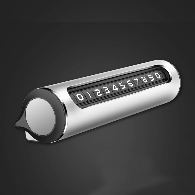 CDEN بطاقة ركن السيارة المؤقتة بطاقة ركن السيارة وقوف عدد سيارة الهاتف ، اكسسوارات السيارات سبائك المعادن الهاتف بطاقة