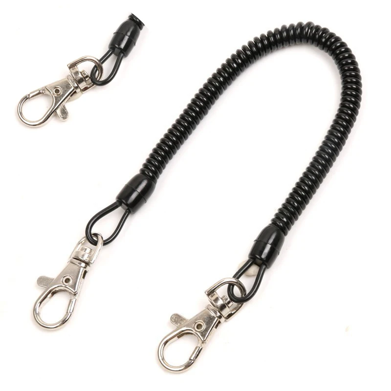 

130 cm 14g Fishing Ropes Coiled Fish Missed Rope Fishing Pole Rod Protective Rope Line Fishing Tackle Tool Climbing Kit A75