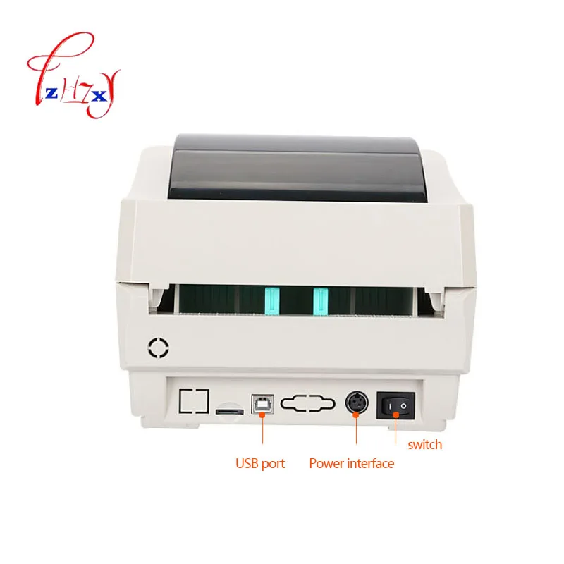 الحرارية طابعة USB طابعة ملصقات الأكواد الشريطية طابعة باركود طابعة رموز شريط طباعة سرعة 110 مللي متر/ثانية XP-450B 20mm-108mm1pc