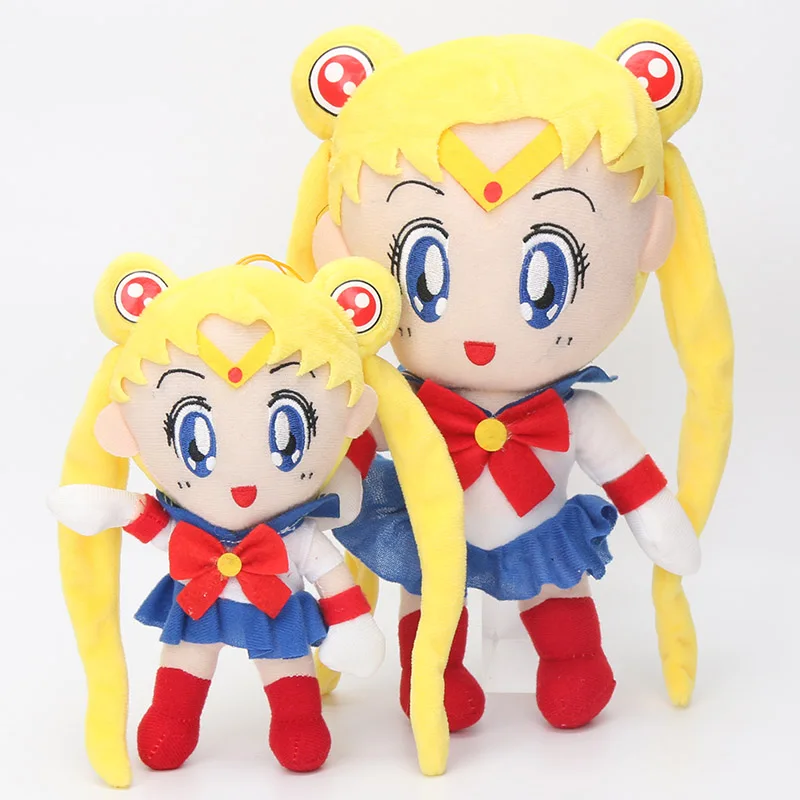 

Anime Sailor Moon Crystal Tsukino Usagi 20cm 30cm Cute Plush Doll Toys Gift