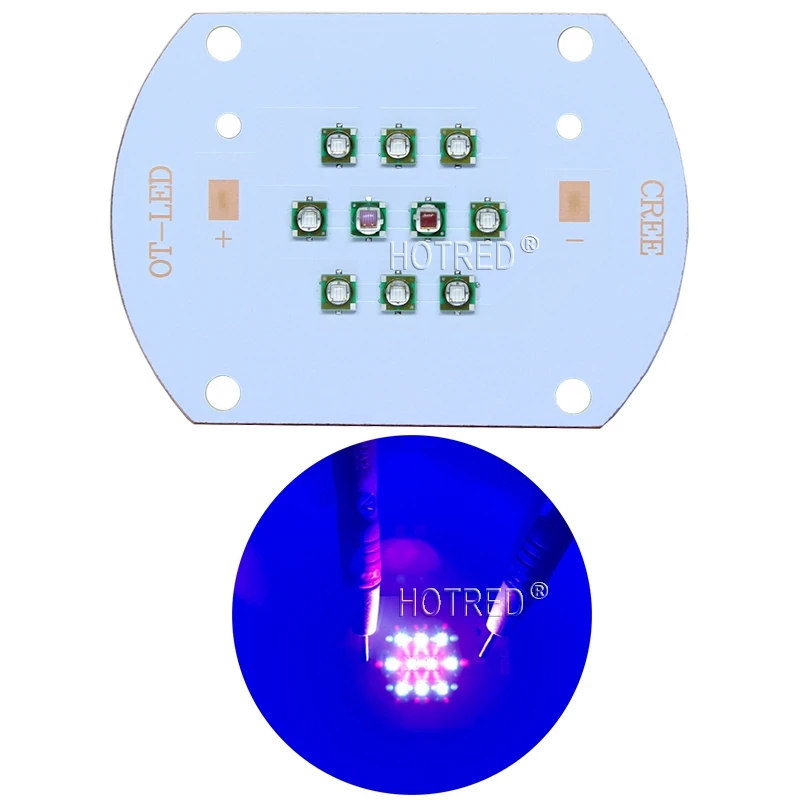 Светодиодная лампа для выращивания растений Cree XPE нм 450 нм|light green color chart|light indirectlight