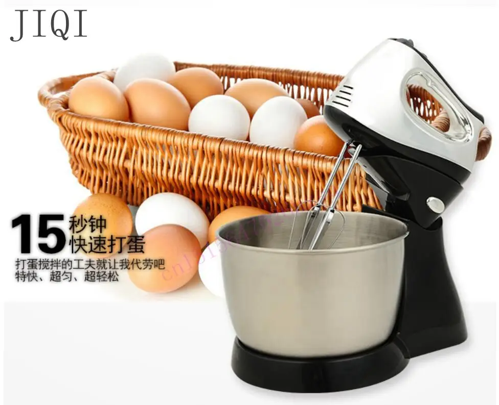 JIQI electric mixer dough eggs mixer kitchen home desktop electric egg