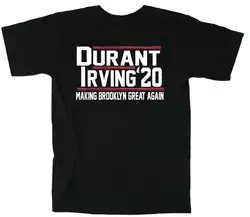 Кевин Дюрант Кайри Ирвинг свитерок на выход 2020 Футболка мужская футболка отличное качество Забавный человек хлопок