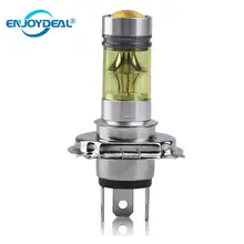 2 шт. Желтого Золота Автомобильный свет H1 H3 H4 H7 H8 H11 Универсальный 2828SMD 100 W 20LED автомобильные DRL Противотуманные фонари световая фара лампа для всех автомобилей