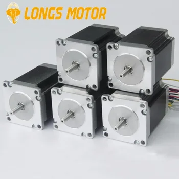 

DE Ship 4pcs Nema23 stepper motor 272oz.in shaft diameter 8mm 3.0A 23HS8430D8 CNC Router Cut Laser Engraving longs motor