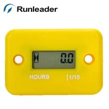 10 шт.) Runleader водонепроницаемый цифровой двигатель Индуктивный часомер для газового двигателя мотоцикла бензопила ATV Снегоход подвесной