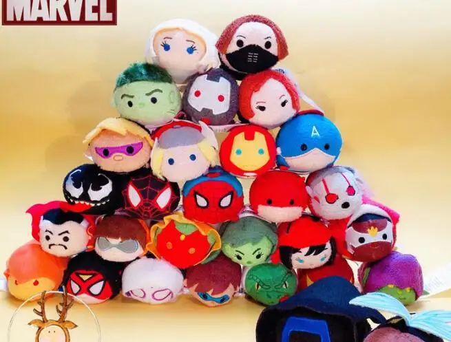 Marvel & DC Мстители мини плюшевые игрушки|Куклы| |