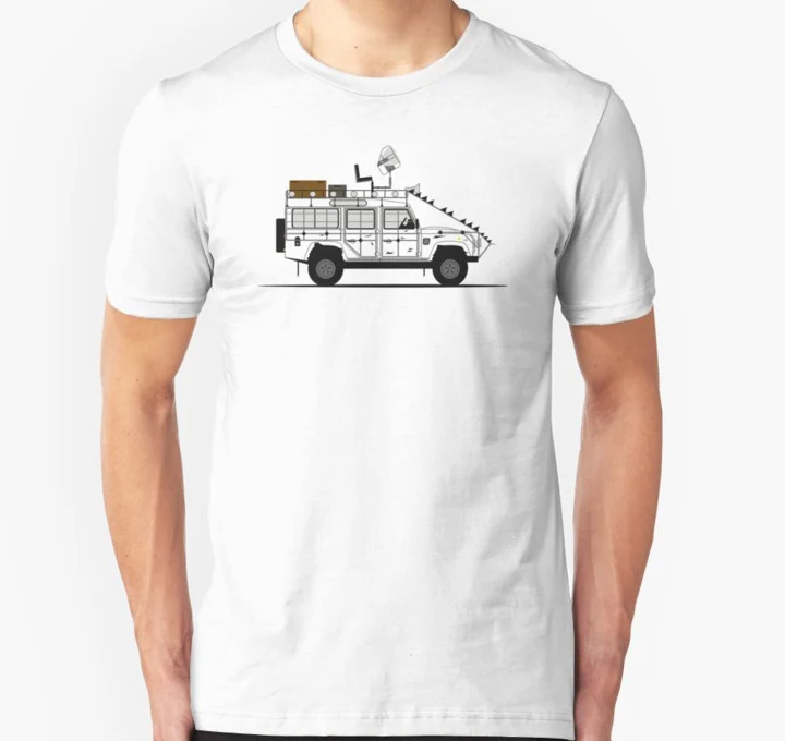 

Men Short sleeve tshirt A Graphical Interpretation of the Defender 110 Station Wagon Troll Hunter T Shirt Women t-shirt
