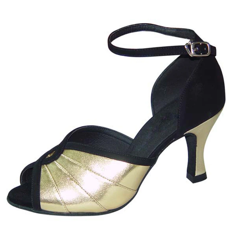 Heel Height 8cm Gold Silver Red New Style Latin Salsa Women Dance Shoes