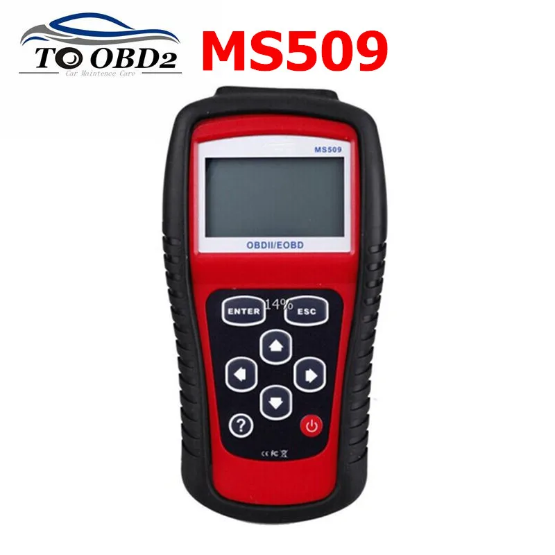 Высокое качество MS509 OBDII OBD2 автомобильный считыватель кодов Сканер