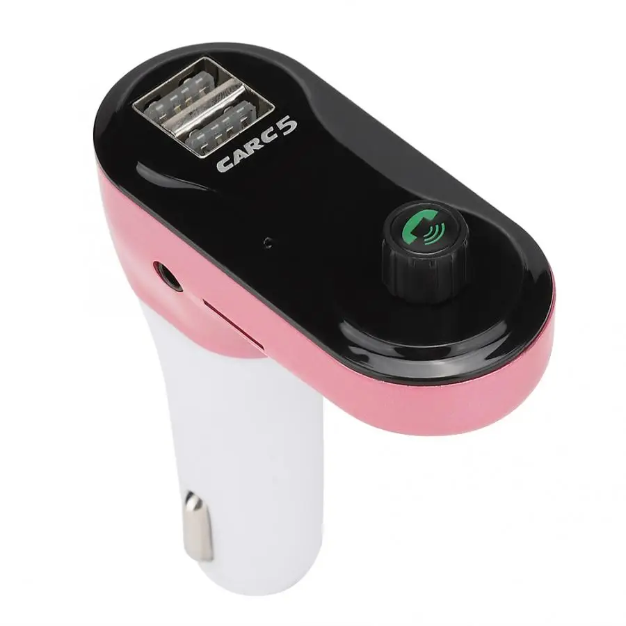 New C5 Car MP3 Audio Player Bluetooth Handfree Player With USB Charging Function FM Transmitter