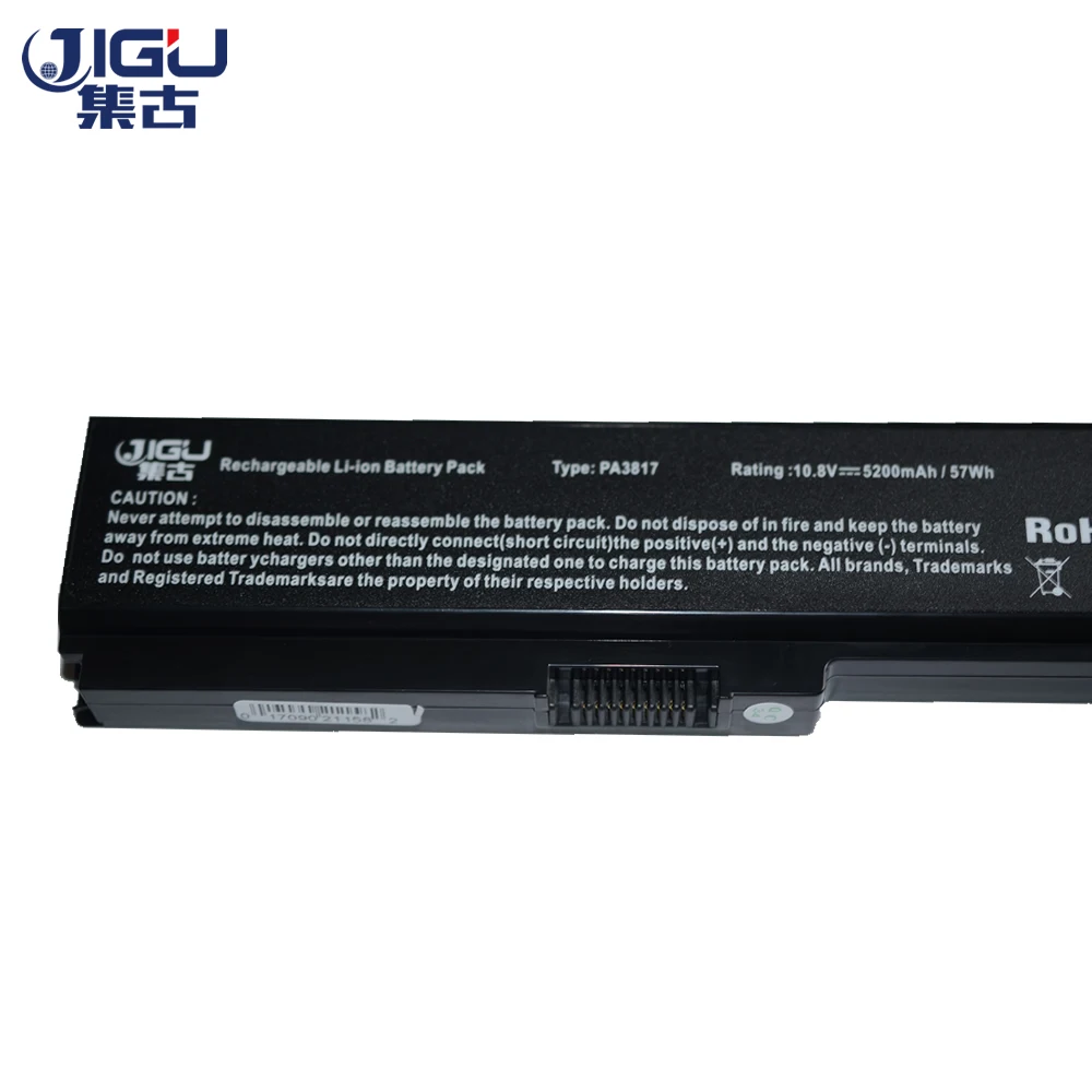 JIGU ноутбука Батарея для Toshiba Satellite A660 C640 C650 C655 C660 L510 L630 L640 L650 U400 PA3817U-1BRS PA3816U-1BAS