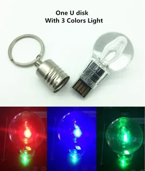 

Bulb Shaped USB Flash Drive Electric Light Bulb LED Pen Drive Flash Gift Card 4GB 8GB 16GB 32GB 64GB 128GB Pendrive USB Stick