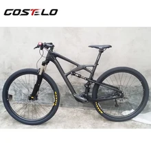 COS098 popular cheap china supplier font b carbon b font fiber suspension MTB mountain bike font