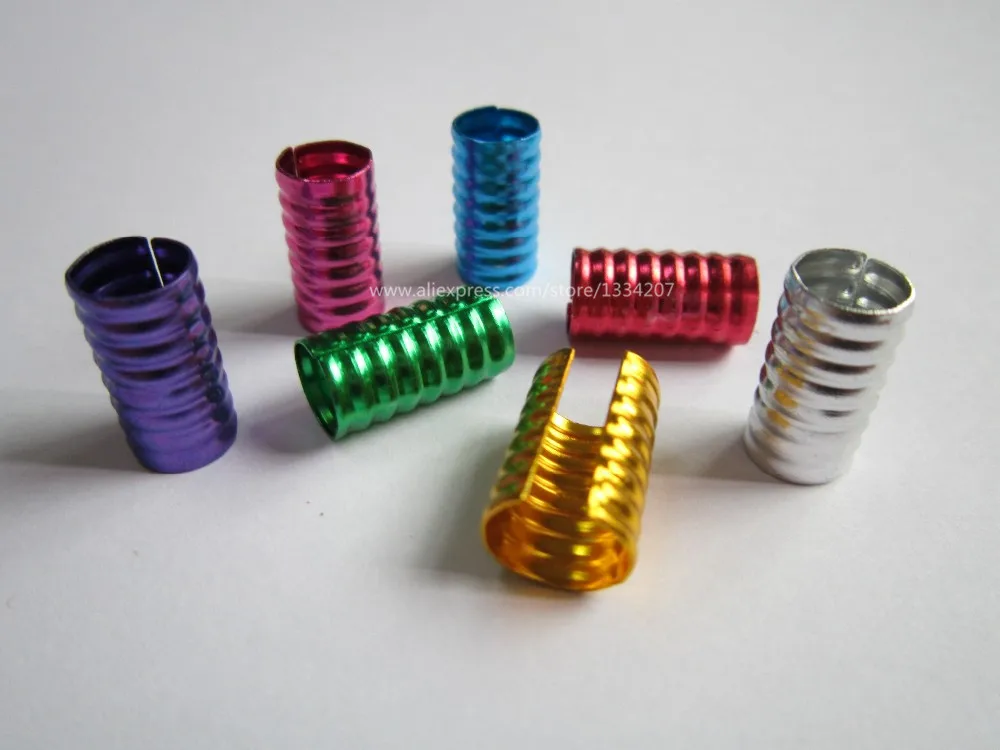 50 шт 100 Разноцветные 8/16 мм dread Dreadlock бусины регулируемые манжеты зажимы