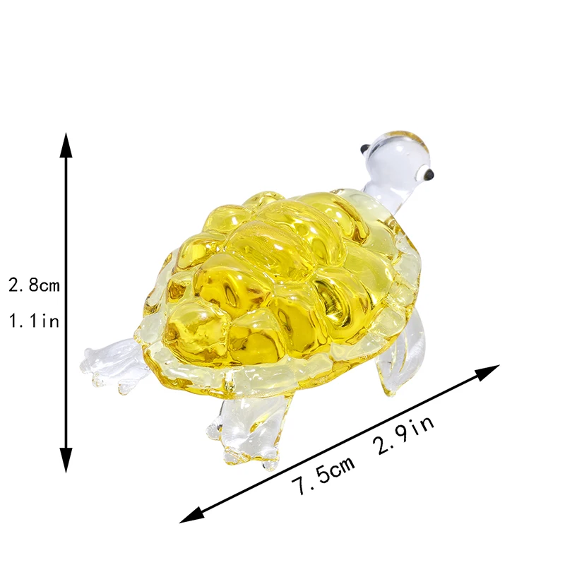 H& D 8 видов стилей аквариум для черепахи миниатюры ручная выдувная художественная стеклянная фигурка морского животного коллекция Ornrnament счастливый подарок хорошего здоровья