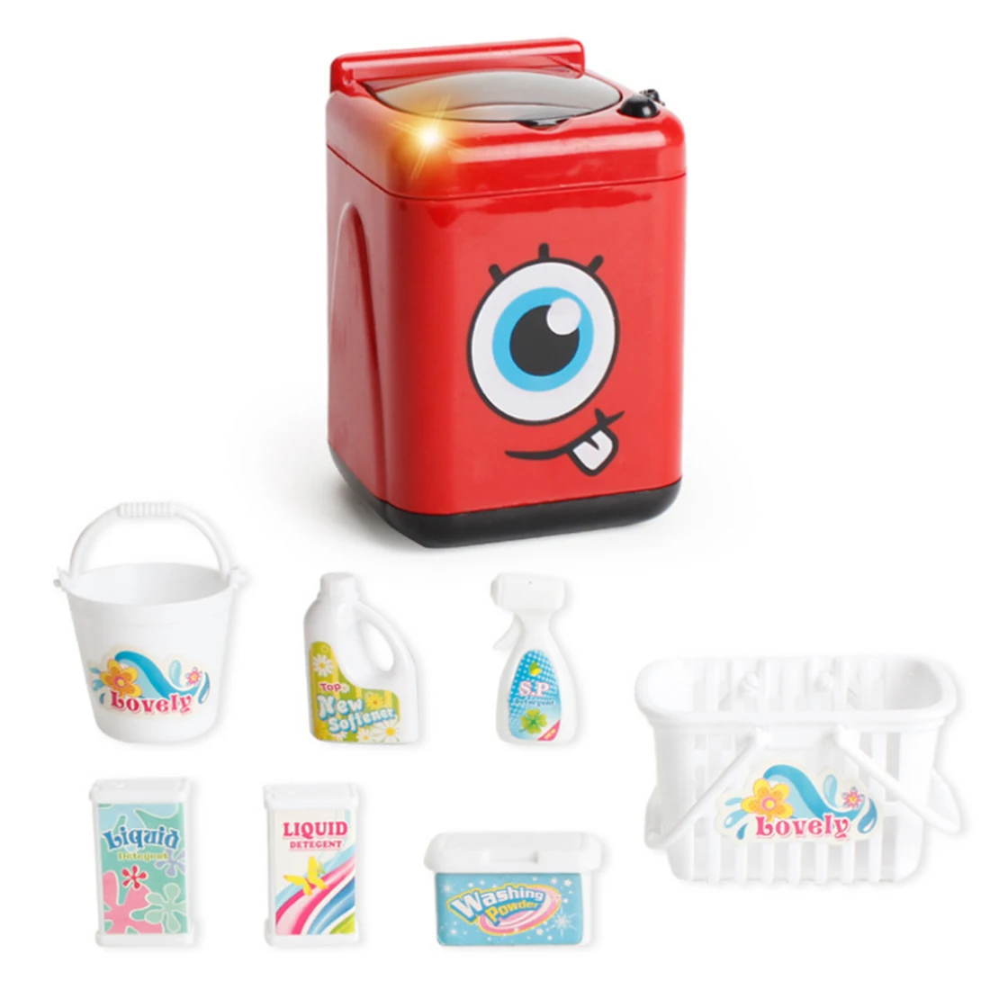 Детские ролевые игры игрушки бытовые симуляторы-стиральная машина NINI мебель игрушки с Bowels