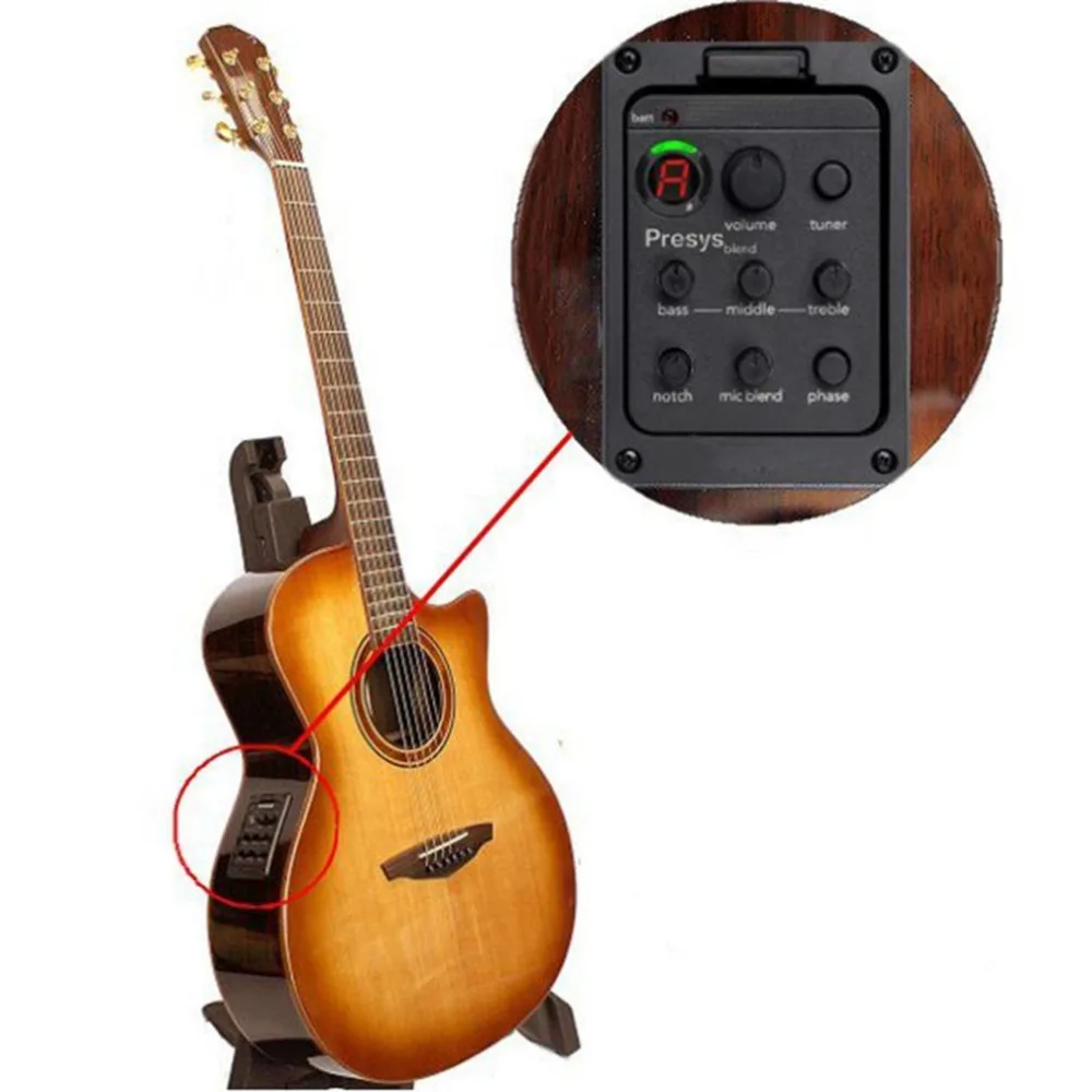 F-5T 5 Band Guitar Equalizer With Tuner For Acoustic Nigeria | Ubuy
