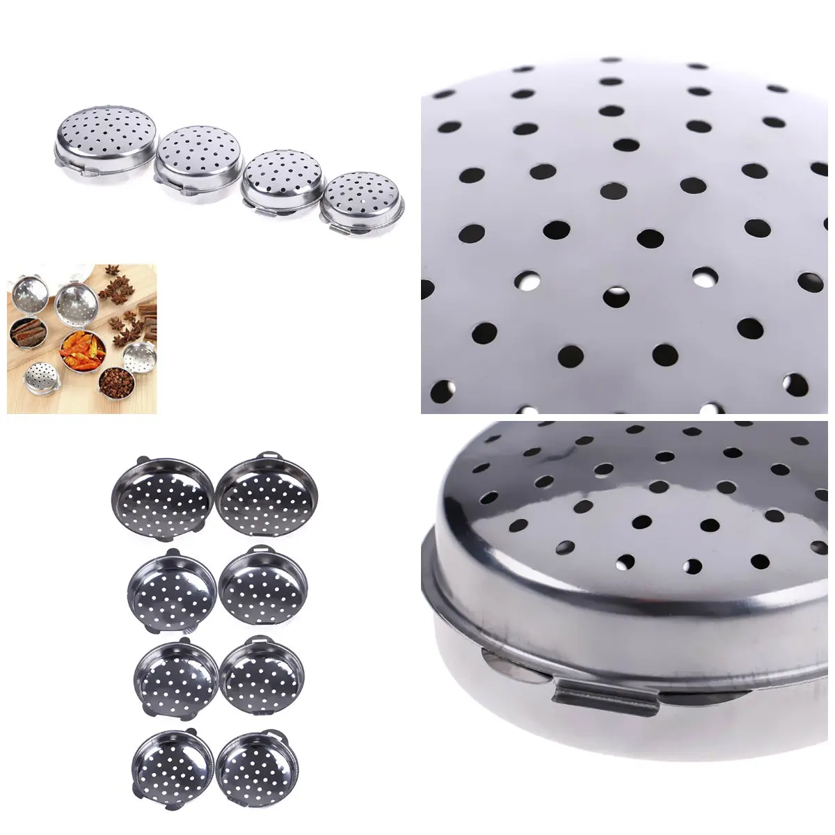 BBQ Tool Cooking Accessories Stainless Steel 1Pc Seasoning Jar Kitchen