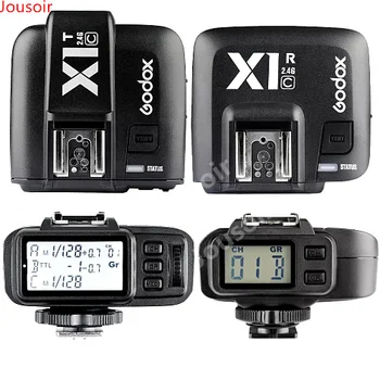 

Godox X1C X1T-C HSS 2.4G Wireless Speedlite Flash Transmitter Trigger with 3pcs X1R-C Receiver for C + Gift CD50Y